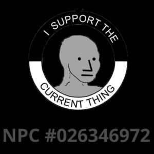 I Support The Current Thing NPC - C-Force Mens Classic T Shirt 2 Design