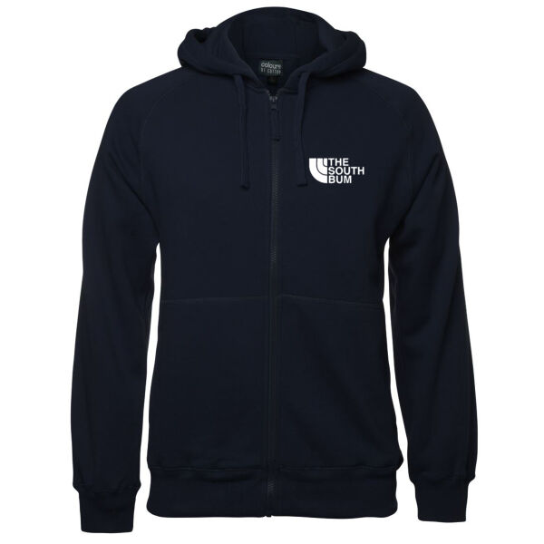 Mens Full Zip Fleecy Hoodie Classic Logo  Thumbnail