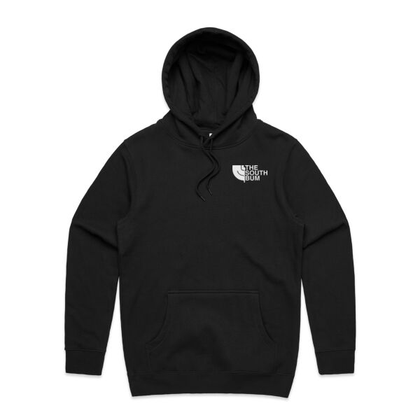 Mens Stencil Hoodie Snowboarder Logo Thumbnail